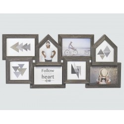 Frame for 8 10x15 and 10x10 multiview pictures