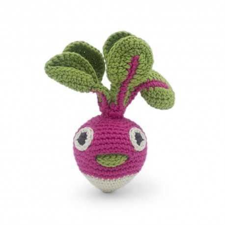 Rattle for newborn, Gigi mini radish