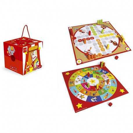 2 sets of child garden trays, ladder game and Ludo