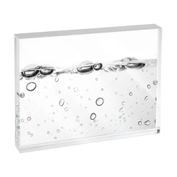 Transparent acrylic photo frame