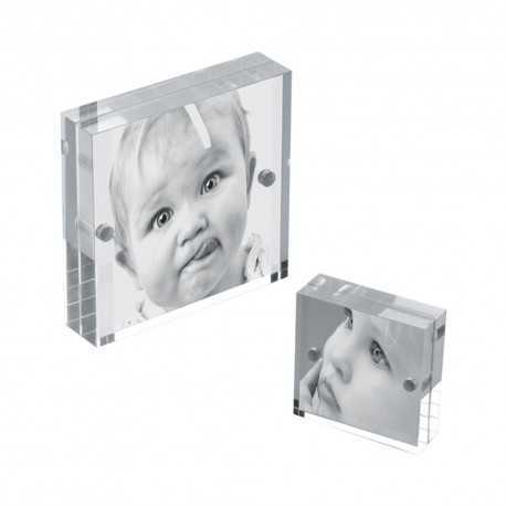 Transparent acrylic photo frame