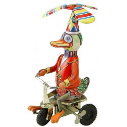 Toy, Duck with propeller on bike