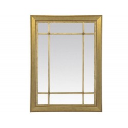 Large golden mirror