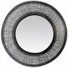 Round black and convex mirror large format