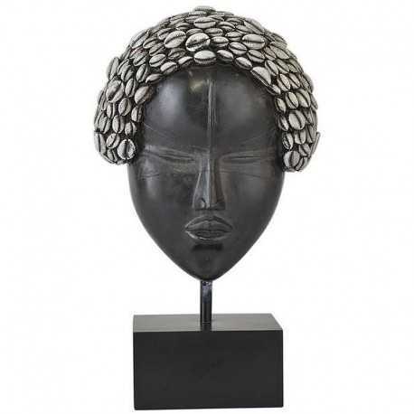 Tête afro sur socle