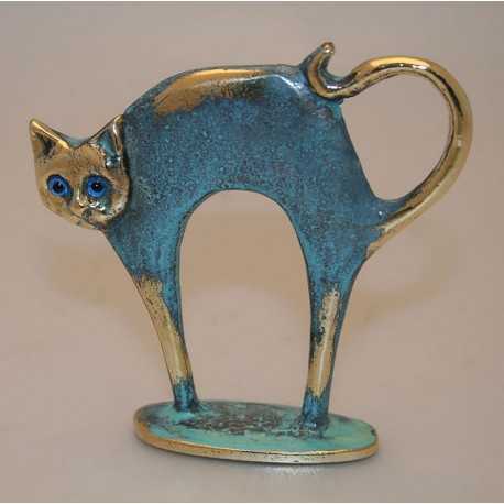 Statuette de chat qui s'étire