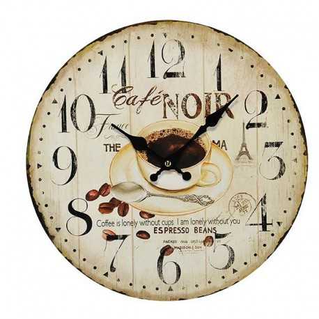 Coffee cream clock