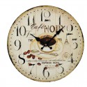 Coffee cream clock
