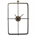 Horloge rectangulaire ajouré noir