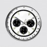 Horloge ronde tachymètre blanc 28 cm