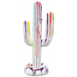 Multicolored cactus design statue Height 184 cm