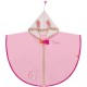Cape de bain à broder pour enfant, lapin rose