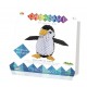 Origami, sculpture papier le pingouin