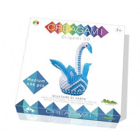 Origami, sculpture papier le cygne