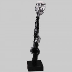 Saxophonist statue height 65 cm