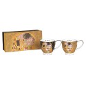 Set of 2 breakfast cups G. Klimt the kiss