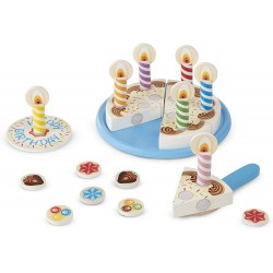 Gâteau d'anniversaire en bois pour enfant