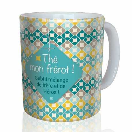 Mug, Tea mon frérot by Puce & Nino