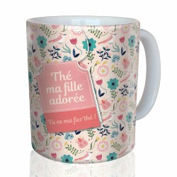 Mug, Tea my beloved daughter by Puce & Nino
