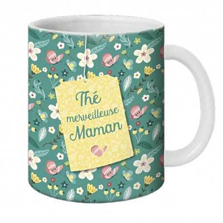 Mug, Thé merveilleuse maman by Puce & Nino