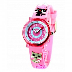 Educational watch for girl, cat model