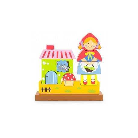Magnetic puzzle, red riding hood