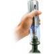 Electric corkscrew with bottle opener and charger.