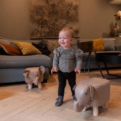 Tabouret enfant en forme éléphant