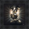 Tableau Mickey chien par Sylvain Binet