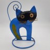 Handcrafted metal cat