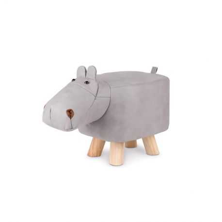 Tabouret enfant en forme d'Hippopotame