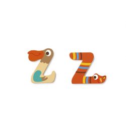 Wooden letter Z for child