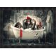 Tableau Singes clowns par Sylvain Binet