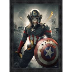 Tableau Captain América par Sylvain Binet