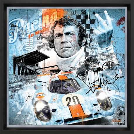 Tableau Steve McQueen par Sylvain Binet