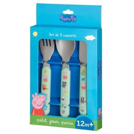 Children's cutlery decor Peppa pig