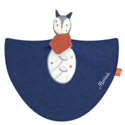 Le Dododou, le doudou pour faire dodo personnalisé. Renard bleu nuit