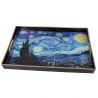 Plateau rectangulaire, la nuit étoilée de Vincent Van Gogh