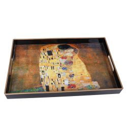 Plateau rectangulaire, le baiser de G. Klimt