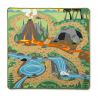 Children's play mat, prehistoric dinosaur scenes