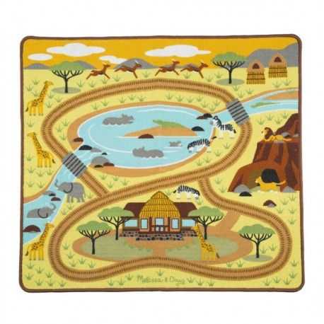 Children's play mat, the safari in the savannah