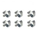 Bag of 6 clips for 7 mm coaster