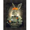 Miss Rabbit painting by Sylvain Binet 50x70