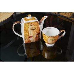 Cafetière G. Klimt larmes d'or