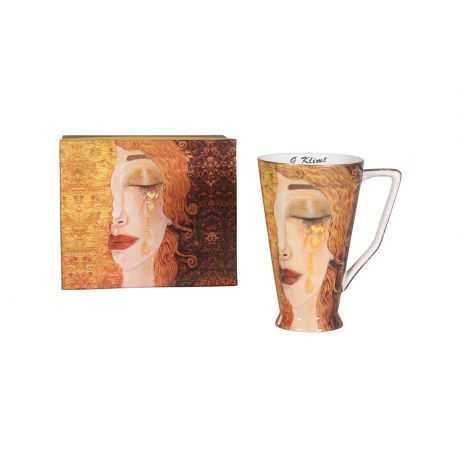 Mug très grand modèle 500 ml G. Klimt, larmes d'or