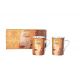 Set of 2 G. Klimt gold teardrop mugs