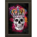 Painting The crowned skull 61x81 by Romaric