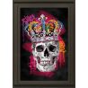 Painting The crowned skull 51x71 by Romaric