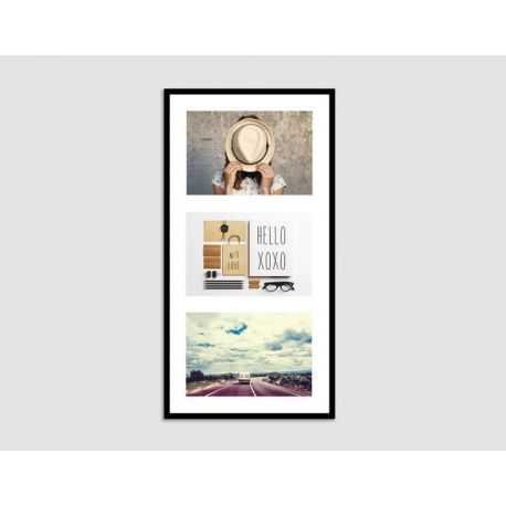 Photo frame 3 horizontal views 10x15 cm