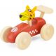 Voiture de course rouge